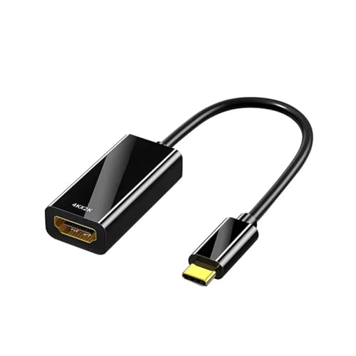 USB C - HDMI対応アダプターケーブル 4K 30Hz TY>pe Pro Air S21 S20用(ABS balck)