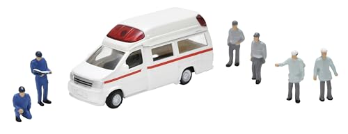 トミーテック (TOMYTEC) 情景小物 147 救急車・救急隊 ジオラマ用品 338062
