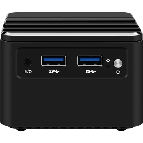 Image of Micro Firewall Appliance Intel N100 Mini PC,8GB LPDDR5 128G M.2 SSD, Windows 11 Pro Mini Computers, Support Dual HDMI /Type-C 4K Output for Home&Office