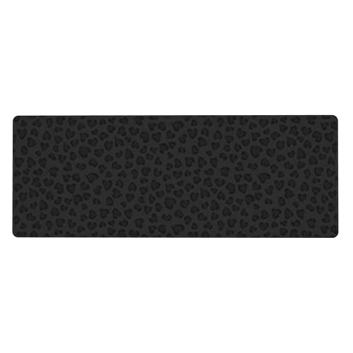 Tapis de souris léopard 30,5 x 80 cm grand format antidérapant PC