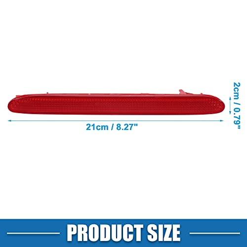 Image of Car Rear Left Right Bumper Reflector 33555-SEA-013 33505-SEA-013 for Honda CR-V EX LX SE 2005-2006 Plastic Red (Set of 2)