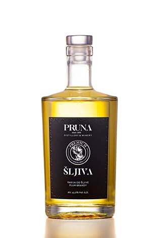 Naturaler Pflaumenbrand Sliwowitz Pruna Premium aus Serbien 0,7L