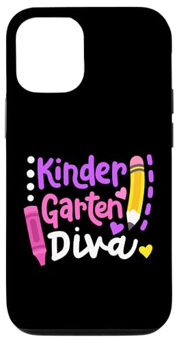 iPhone 13 Pro Kindergarten Diva Funny Welcome Back To School Teacher Girls Case