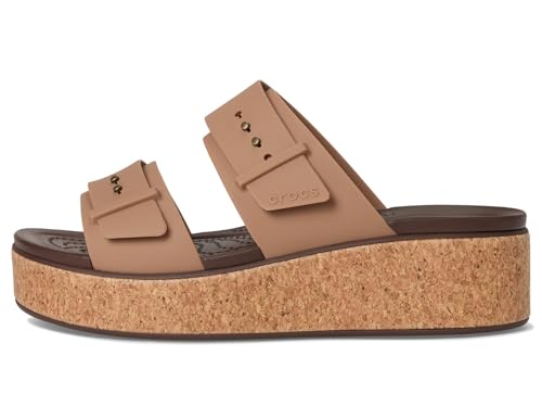 Image of Crocs Women's Brooklyn Cork Buckle Sandals
