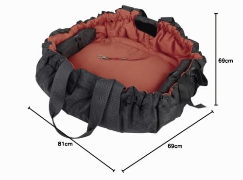 Nobby Tasche Shelly, grau-Terracota, 69 x 81 x 3 cm