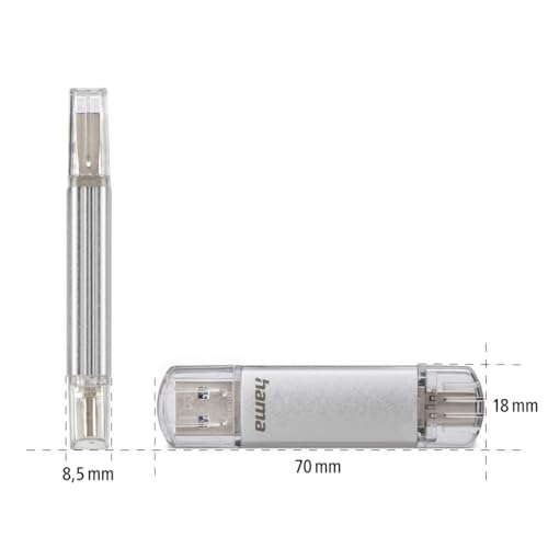 Chiavetta USB 3.0 e USB 3.1, tipo C argento argento 64 GB - Chiavetta USB - Immagine 9