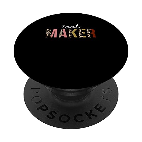 Tool Maker Leopard Print Funny Appreciation PopSockets Swappable PopGrip