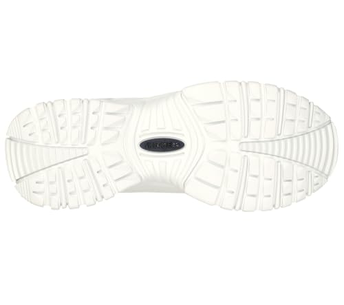 Image of Skechers Men Sneaker Shoes | Athletic Training, Leather and Mesh Upper, Cushioned Insole, Traditional Lace-up, Casual
