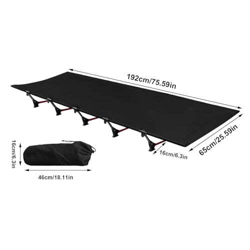 Lit de camping pliable avec surface de couchage pour chambre d'amis - 5