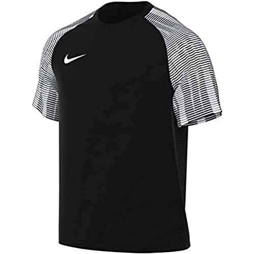 Nike Mens Jersey M NK DF Academy JSY SS, Black/White/White, DH8031-010, M