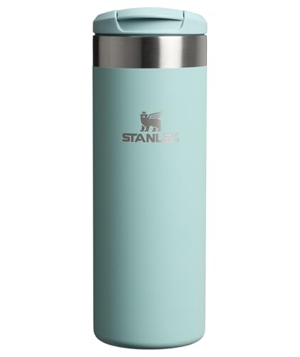 Image of Stanley AeroLight Transit Bottle 16 oz | Locking Drink Through Lid | Leak Resistant Water Bottle or Coffee Travel Mug | Lightweight Insulated Stainless Steel | BPA-Free | Seafoam