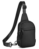 CHOLISS Small Crossbody Bags for Women and Men, Sling Backpack Travel Bag Nylon