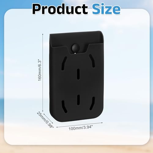 Organiseur de sac de plage uxcell noir support horizontal et vertical - 3