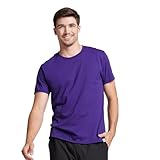 Russell Athletic mens Cotton Performance Short Sleeve T-shirt T Shirt, Purple, 3X-Large US