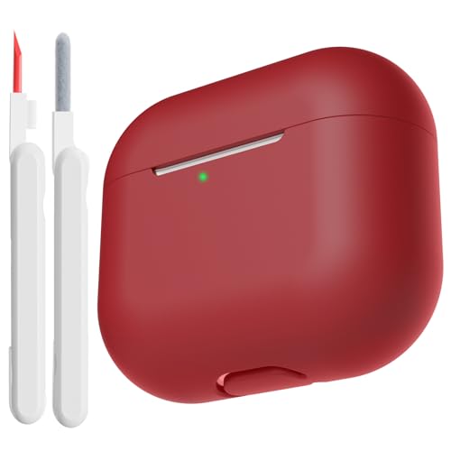 KOKOKA Custodia Case Compatibile con AirPods 3 2021 con Kit di Pulizia, Case Cover Protettiva in Morbido Silicone per...