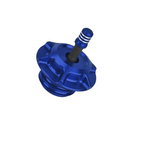Bouchon d'essence custom bleu pour vos balades en moto Sportster et Softail