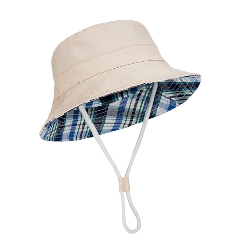 Image of Durio UPF 50+ Beach Baby Sun Hat Sun Protection Cute Wide Brim Summer Baby Boy Bucket Hats Toddler Sun Hats for Girl