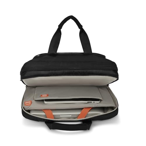 Image of uppercase Alphatech Pro 04 Padded 15.6 inch Laptop & iPad Compartment Messenger Bag with Trolley Sleeve Quick Access Pockets Detachable Shoulder Strap Office Bag for Men & Women - 21 L