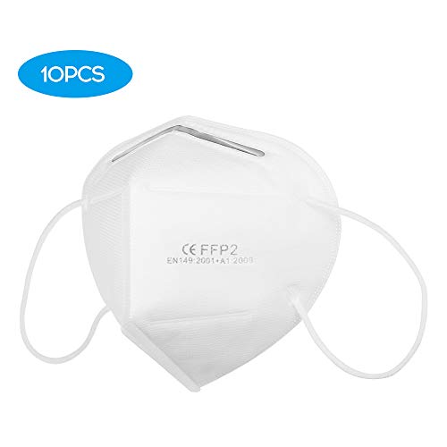 OWSOO 10PCS Máscaras FFP2, 95% de Filtración