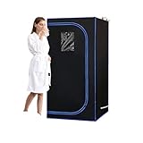 Vaporizador de sauna, Tienda De Sauna Portátil Tamaño Completo Para Spa En Casa, Desintoxicación Y Relajación'. Espacio Más Grande, Fácil Instalación Con Acero Inoxidable,para baño de spa