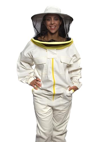BEEART Tuta da Apicoltore con Cappello Rotondo 2XL