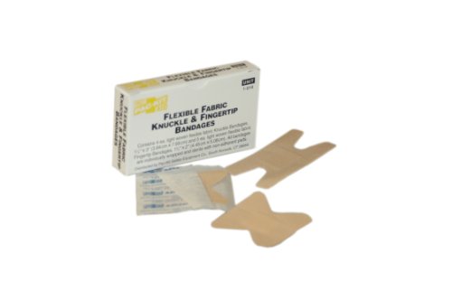 First Aid Only 1-014 9 Light Woven Knuckle and Fingertip Bandage Assorted Box