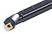 Accusize Industrial Tools 1'' Sclcr Indexable Boring Bar with Ccmt432 Insert Installed, P252-S409