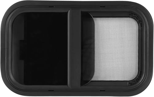 RV Fenster Ersatz, 19,68 W X 11,81 H, runde Ecken Ersatz Trailer Fenster Fenster RV Push Pull Fenster für mit Bildschirm, vertikale Horizontalschieber, wasserdicht