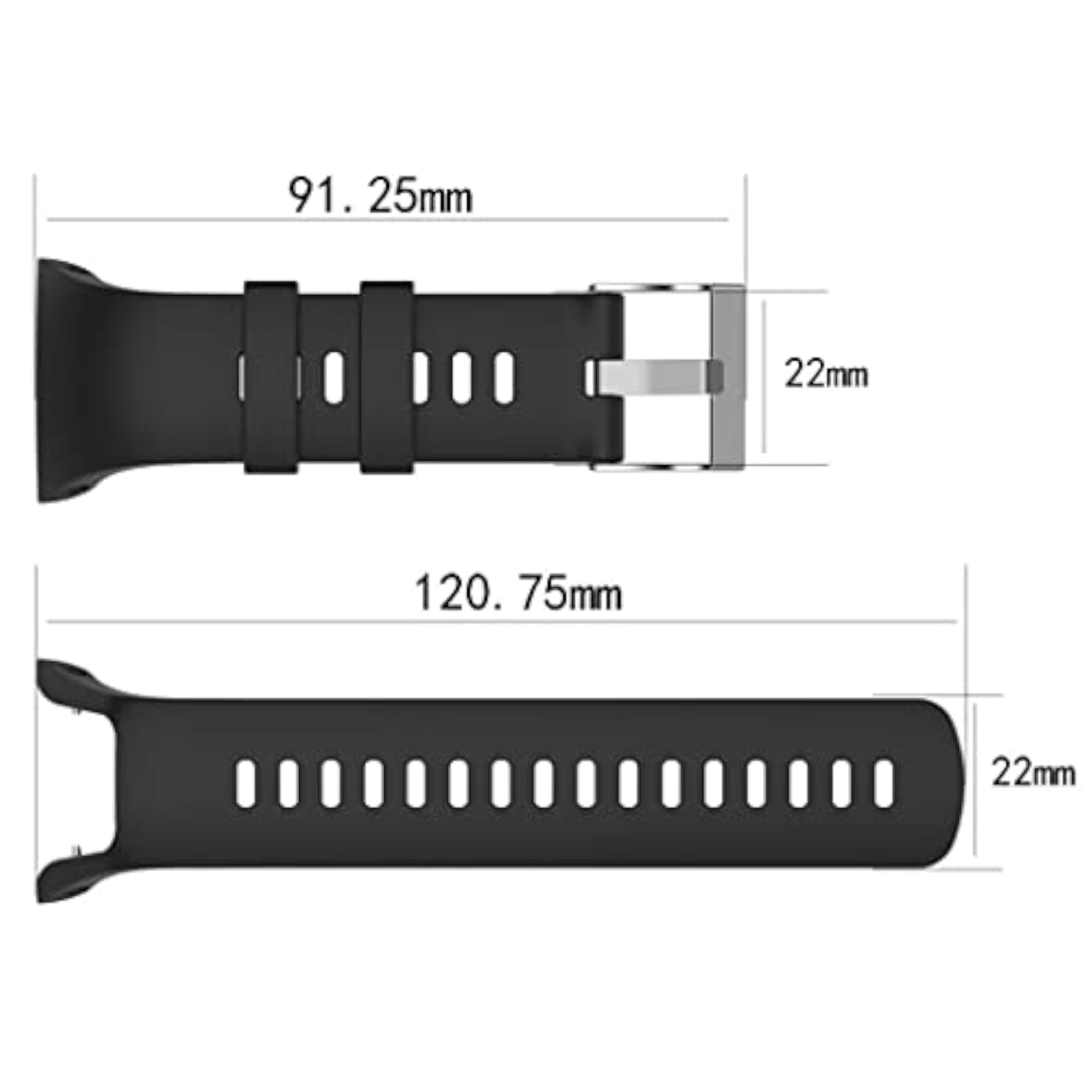 Silicone Watch Strap Replacement for Suunto Spartan Trainer