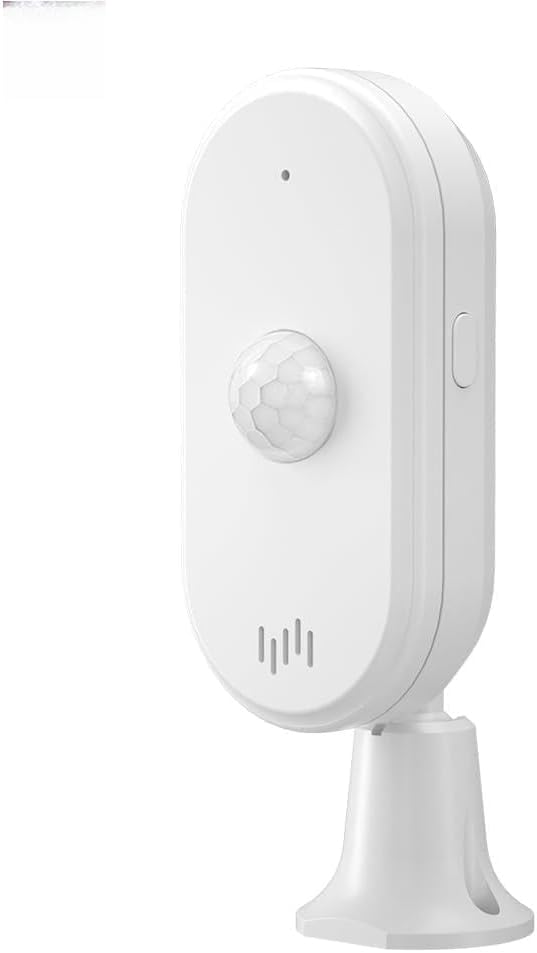 PIR Motion Sensor Security Alarm Infrared Movement Detector Sound and Light Alarm Angle App Notification Alerts Records 4 Alarm Modes for Stable Support Motion Sensor