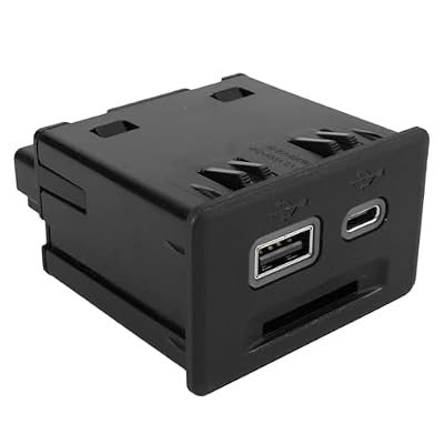 Arecobticy USB Port Socket Assembly Center Console for 1500 USB Socket Replace 13525431 13529869 13512377 in Car Connectivity