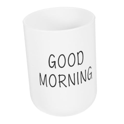 IMIKEYA Vaso De Plástico Irrompible para Cepillos De Dientes y Enjuagues Bucales Diseño Minimalista Textura Mate Uso Multifuncional para Maquillaje y Almacenamiento Fácil De Limpiar