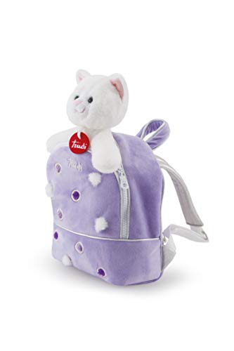 Preisvergleich Produktbild Trudi Katze im Weiß / lila Rucksack, S