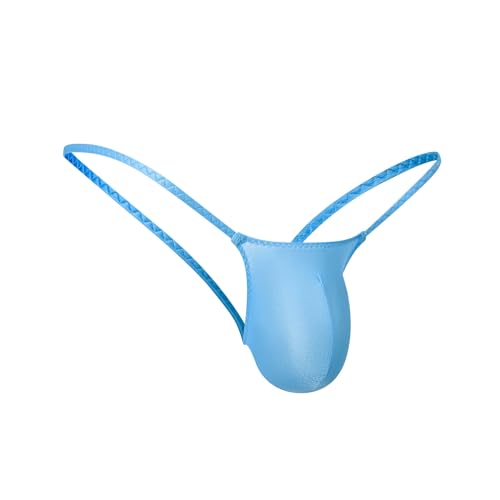 Men's Backless Thong V Back Sissies Tiny Thong Low Rise Sexy Underwear2