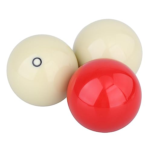Yiju 3X Carom Balls Set, Carom Billiards Balls, Improve Skills Practice Snooker Cue Balls, Complete Ball Set, Billiard Pool Balls for Beginner