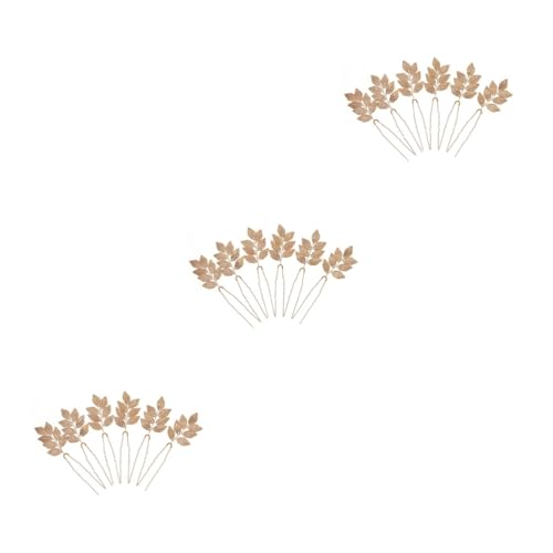 Épingles à cheveux mariage dorées haut de gamme pour chignons raffinés