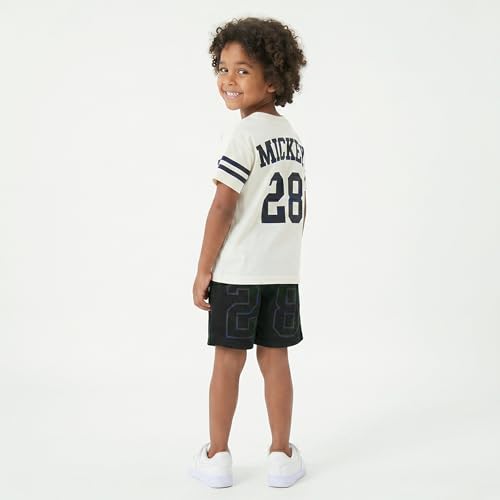 Disney Mickey Mouse Boys Short Sleeve T-Shirt and Mesh Short Set for Toddler and Big Kids - image 4