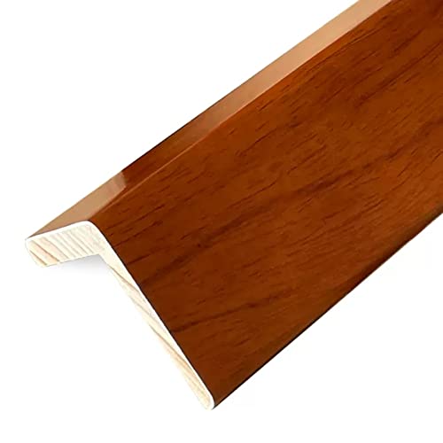 Profilé d'angle Ailes De 6cm Bois Nez De Seuil De Fenêtre Protecteur De Protège-rebord Bouclier D’angle Mural, Encadrement De Porte Pare-chocs D’angle, Bande De Garniture De Bord ( Color : D , Size :
