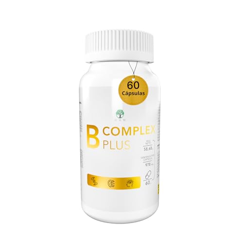 Vitamina B Complex | Vitaminas B, B2, B3, B5, B6, B9, B12 | Complejo Vitamina B Vitamina D3 | Vitamina C | Zinc y Magnesio | Multivitaminas Hombre Vitaminas Mujer | Pastillas Memoria y Concentración