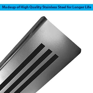 Image of AC Door Sill /Foot Step Stainless Steel Scuff Plate Plates Compatible with Dustan Redi-Go