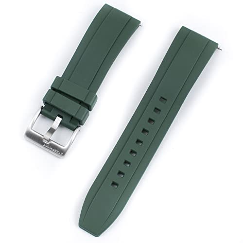 Image of StrapHabit Quick Release Rubber Watch Strap Band FKM 20mm 22mm 24mm