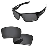 PapaViva 偏光 交換レンズ For Oakley Eyepatch 2 ブラック