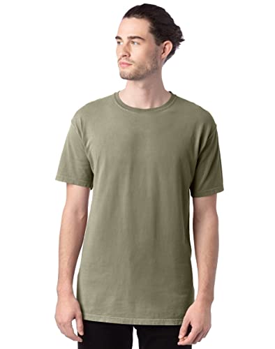 Hanes ComfortWash Garment Dyed T-Shirt - GDH100 - L - Faded Fatigue