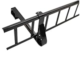 Decket Schneegitter 1,5 m x 155 mm Typ D, Schneeschutz für Dach, Komplettes Set mit 1x 1,5 m Schneefanggitter, 2x Schneefanggitterstützen & 2x Verbindern, Schneefangsystem aus Stahl, Schwarz