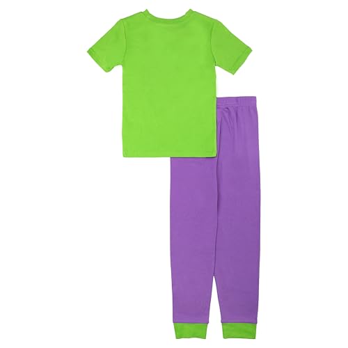 Image of Marvel Boys' 2-piece Snug-fit Cotton Matching Holiday Pajama Set, Soft & Cute for Kids