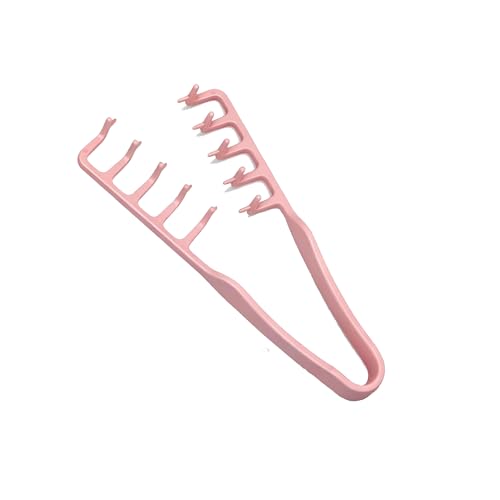 Texture Comb Volumizing Comb Volumizing Fluffy Texture Styling Comb for Men and Women Maximum Root Lift Tool Non-Slip Grip ABS Plastic with Textured Grip Tool (Pink)