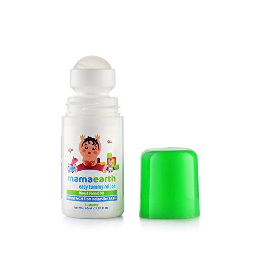 Image of Luvlap Liquid Cleanser, Anti-Bacterial, Food Grade, for Baby Bottles, Accessories and Vegetables, 10&Mamaearth Easy Tummy Roll On for Colic & Gas Relief with Hing & Fennel Oil 40Ml (for External Use)