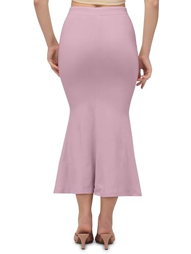 Image of Mehrang Shimmer Lycra Saree Shapewear Petticoat for Women, Cotton Blended,Petticoat,Skirts for Women,Shape Wear Dress for Saree