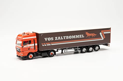 Herpa Man TGX GX Gardinenplanen-Sattelzug Vos Zaltbommel 1/87
