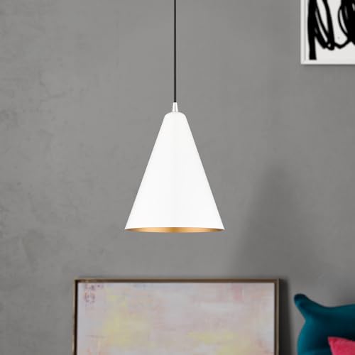 Livex Lighting, 41492-07, Dulce, Cone Pendant, Bronze with Antique Brass Accents by Livex - Image 3